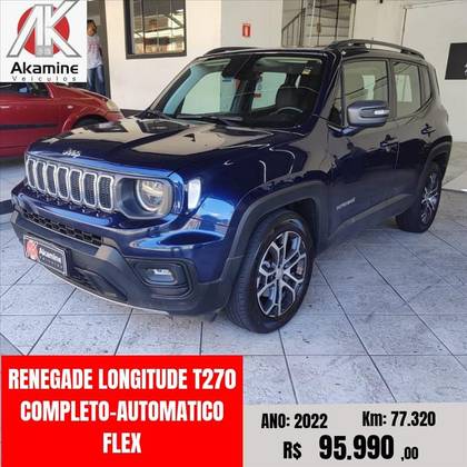 JEEP RENEGADE 1.3 T270 TURBO FLEX LONGITUDE AT6 JEEP RENEGADE 1.3 T270 TURBO FLEX LONGITUDE AT6